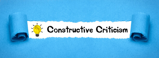 Constructive Criticism	
