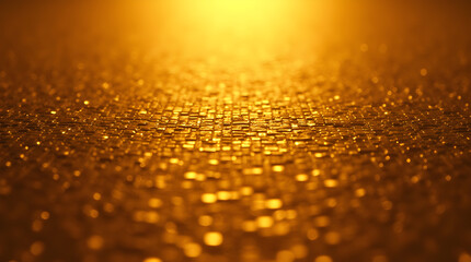 Abstract Golden Shimmering Liquid Bokeh Texture Macro Detail