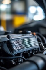 Engine's internal components car auto parts details vehicle.