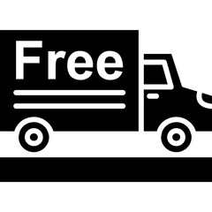 Free Delivery Truck Icon