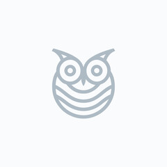 A sleek owl logo representing wisdom, mystery, and night vision.