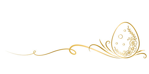 line art easter eggs vector illustration. © Muginandaru