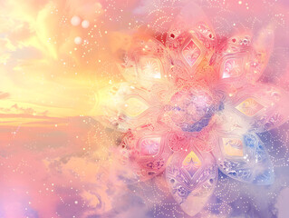 Obraz premium Romantic Abstract Pastel Background