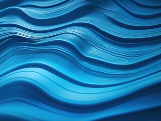 Blue waves flowing in an abstract pattern. Use for background textures or design elements