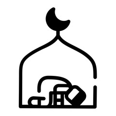 Praying Icon Design	