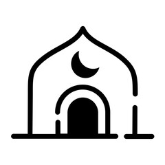 Mosque icon design	