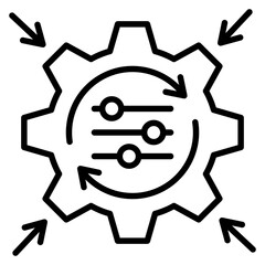 Integration Outline Icon