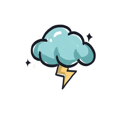 little cute storm cloud