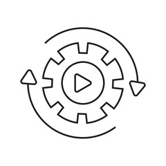Information Technology Icons. Contains cloud computing, IT manager, big data, data analysis, internet, network security. Flat vector