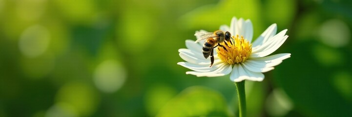 Thousands of bees on a single flower on the tree, insect, green leaves