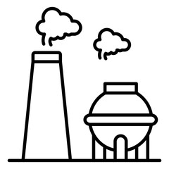 Natural Gas Outline Icon