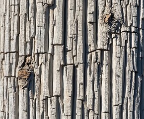 The bark of a tree. Close-up.