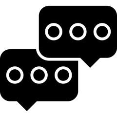 Obraz premium Chat Bubbles Icon