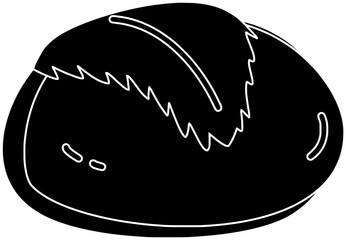 mochi illustration food silhouette japanese logo sweet icon pink outline sakura japan dessert asian traditional wagashi rice snack spring shape with vector graphic background