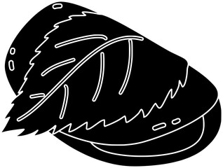 mochi illustration food silhouette japanese logo sweet icon pink outline sakura japan dessert asian traditional wagashi rice snack spring shape with vector graphic background