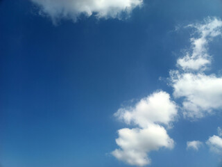 blue sky and clouds
