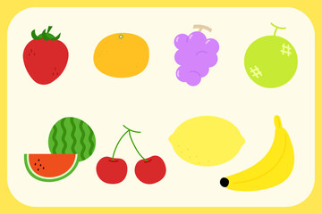 다양한 과일 모음