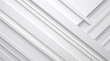 Obraz premium White Stripes Abstract angled planks forming a modern minimalistic graphic pattern
