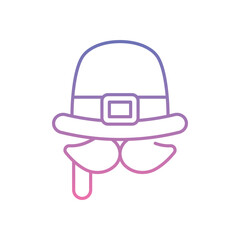 Patrick Pop Icon vector stock illustration