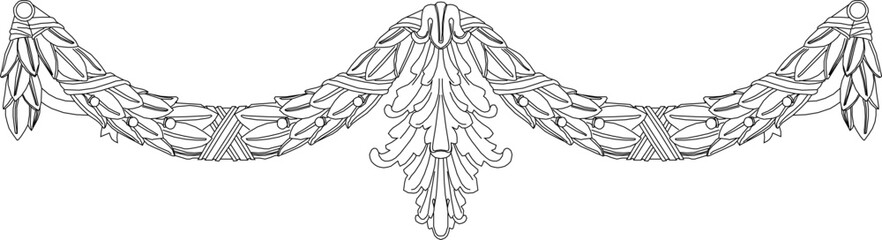 sketch vector silhouette illustration ornament decoration floral background pattern seamless abstract modern classic vintage 