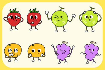 과일 캐릭터 모음