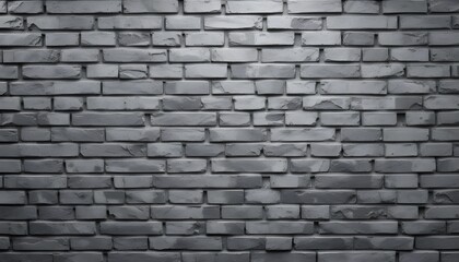 Fototapeta premium Gray Brick Wall Texture Background for Urban and Industrial Design Projects