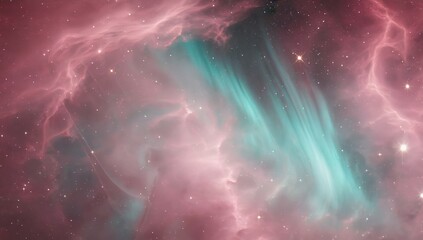 Celestial phenomena unveiled in cosmic nebula space ethereal view