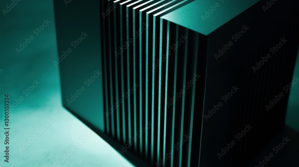 Poster sleek business card design with dynamic patterns
