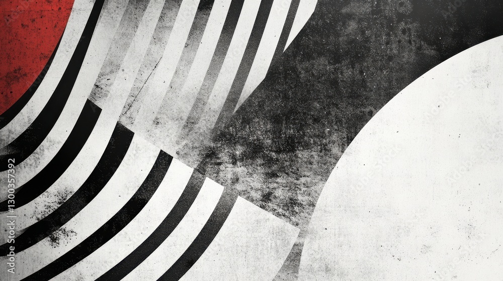Wall mural sleek business card design with dynamic patterns
