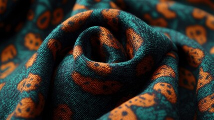 Trendy Jacket Fabric with Vibrant Color Patterns