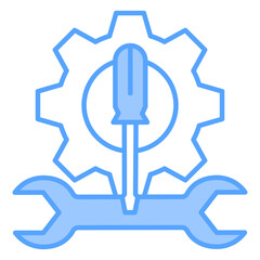 Equipment Blue Icon