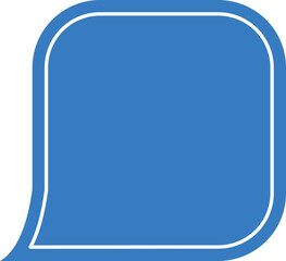 blue speech bubble