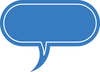 blue speech bubble