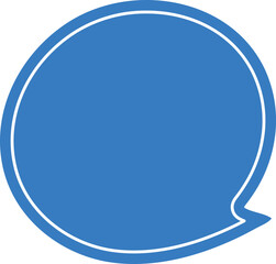 blue speech bubble