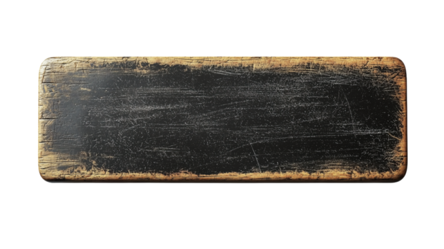 wooden on isolated transparent background