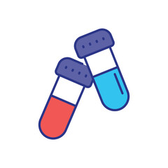 Test Tube Icon vector stock illustration
