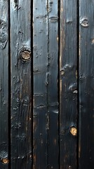Fototapeta premium Dark Painted Wooden Planks Texture