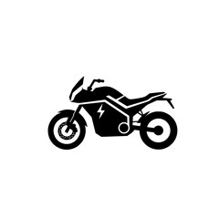 Obraz premium electric motorcycle vector illustration