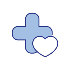 Medical Cross Icon vector stock illustration