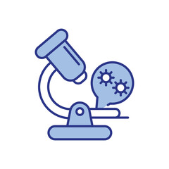 Microscope Icon vector stock illustration