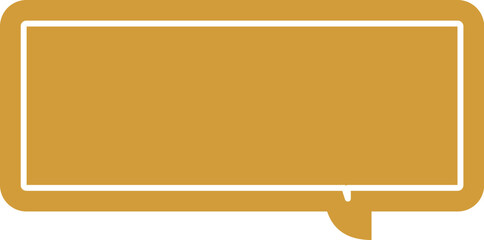 yellow speech bubble