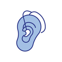 Hearing Aid Icon vector stock illustration
