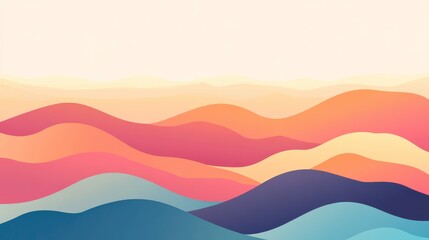 Dreamy Soft Gradients Blending in Colorful Sky