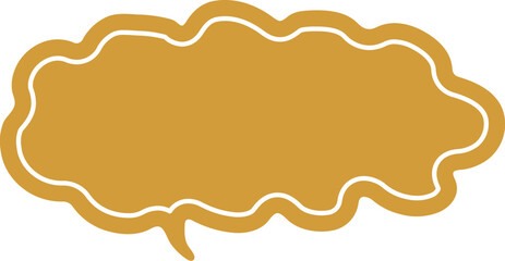 yellow speech bubble