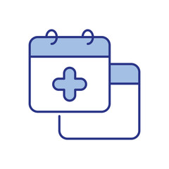 Calander Icon vector stock illustration