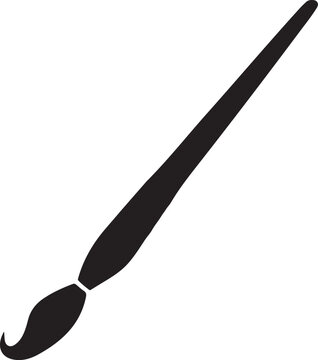 recommend clip art: Paint brush silhouette icon vector illustration
