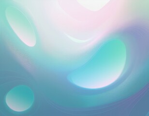 Fototapeta premium 波のような透明感のあるグラフィックイラスト