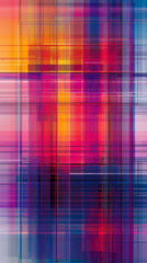Vibrant abstract design with dynamic colors and patterns creating a sense of movement in a modern digital artwork