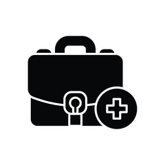 Doctor's Bag Icon vector stock illustration