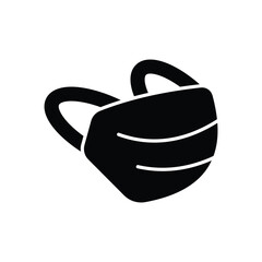 Surgical Mask Icon vector stock illustration